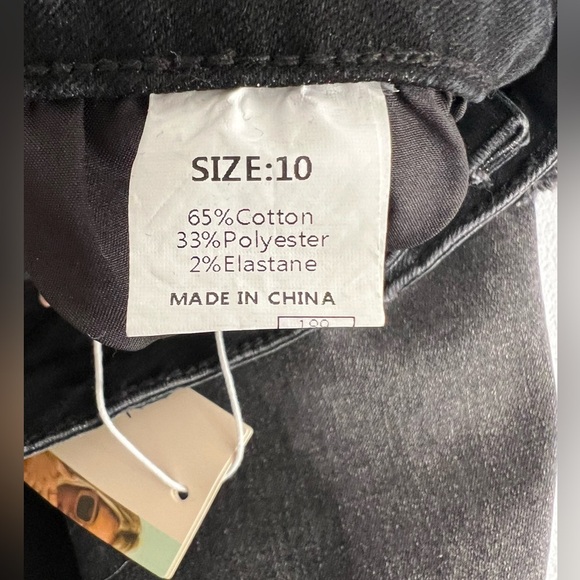 Dokotoo Women' High Waisted Baggy Jeans ripped Wide Leg Casual Style size 10 NWT - Picture 5 of 7